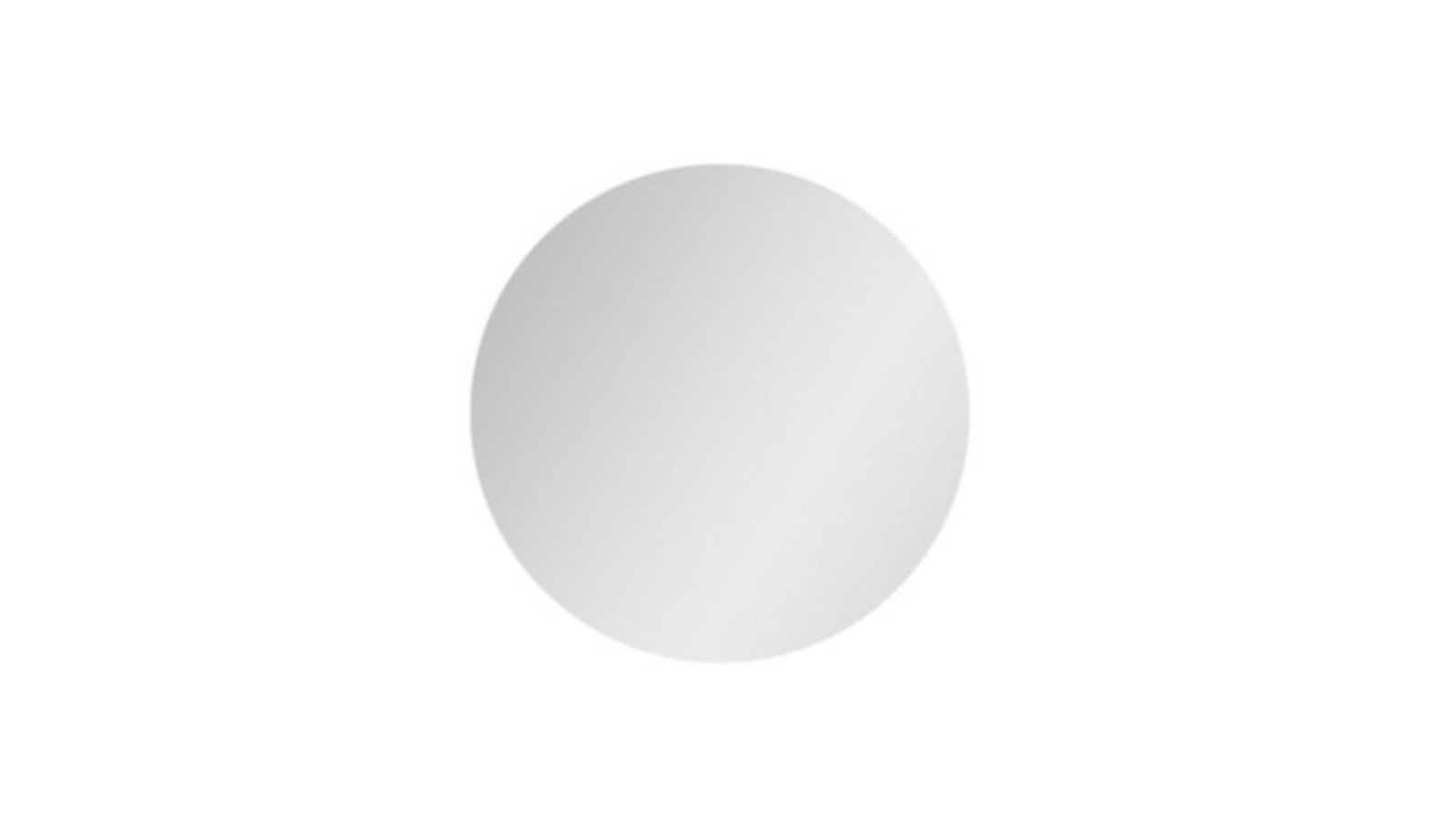 ADP 300mm Round Polished Edge Mirror - Silver