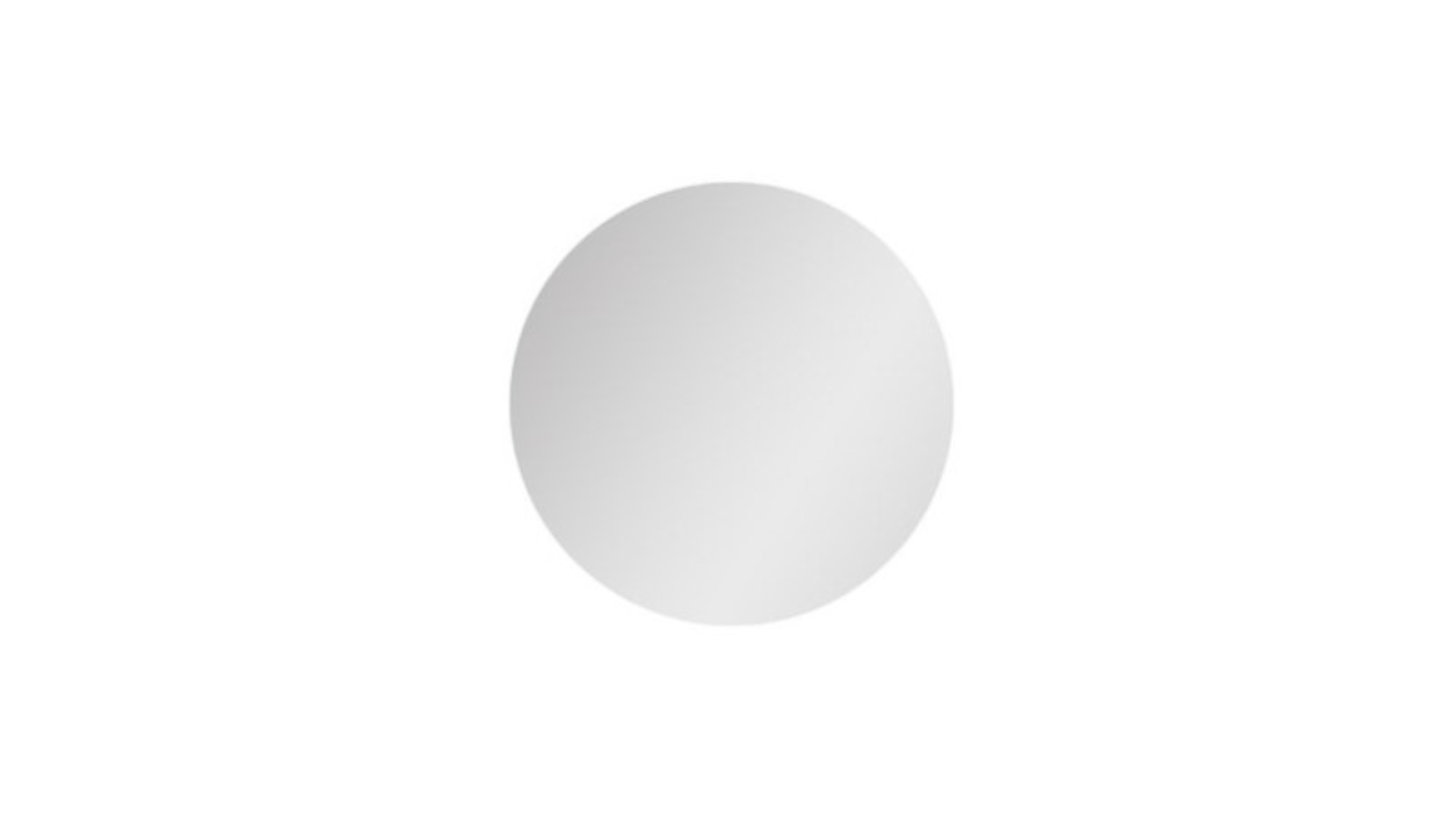 ADP 400mm Round Polished Edge Mirror - Silver