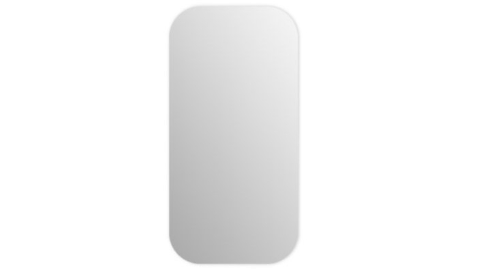 ADP Stadium 450mm Polished Edge Mirror - Silver