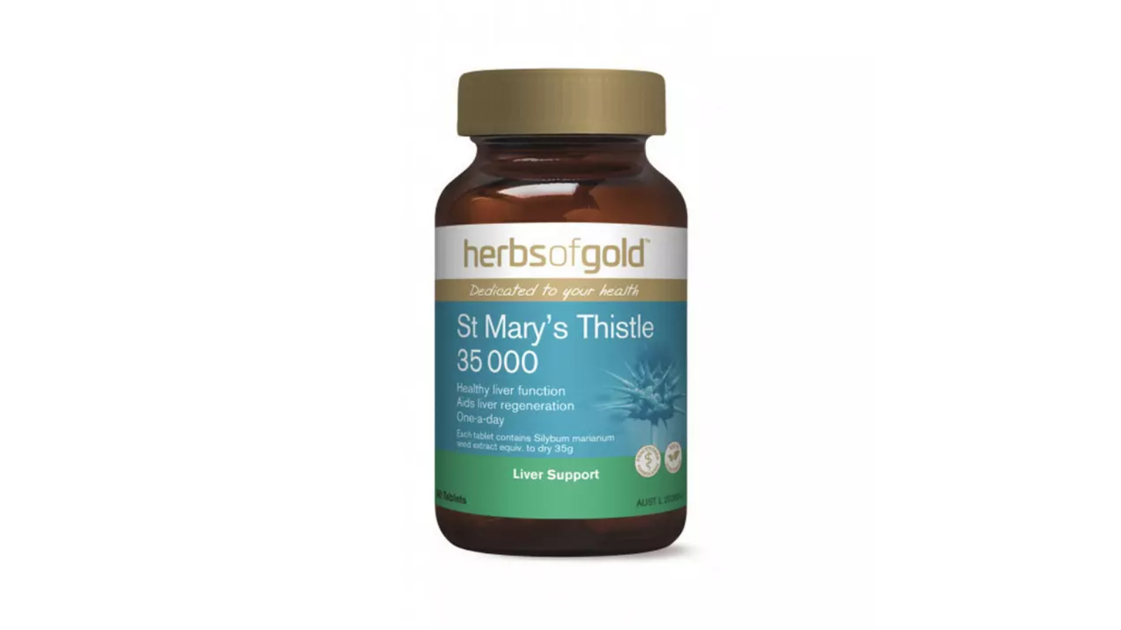 Herbs of Gold St Marys Thistle 35000 - 60 Tablet
