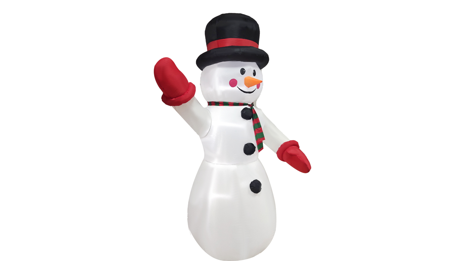 Hisen Inflatable Snowman with LED Light for Christmas Decoration - 240cm