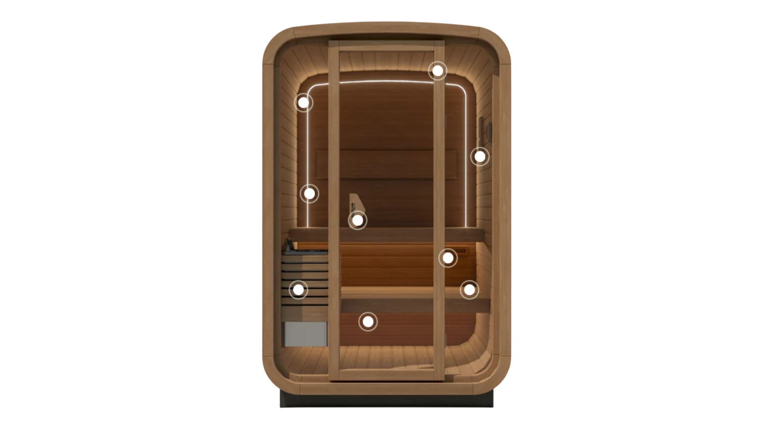 Orans Auki 1400 2-Person Outdoor Traditional Sauna Heater