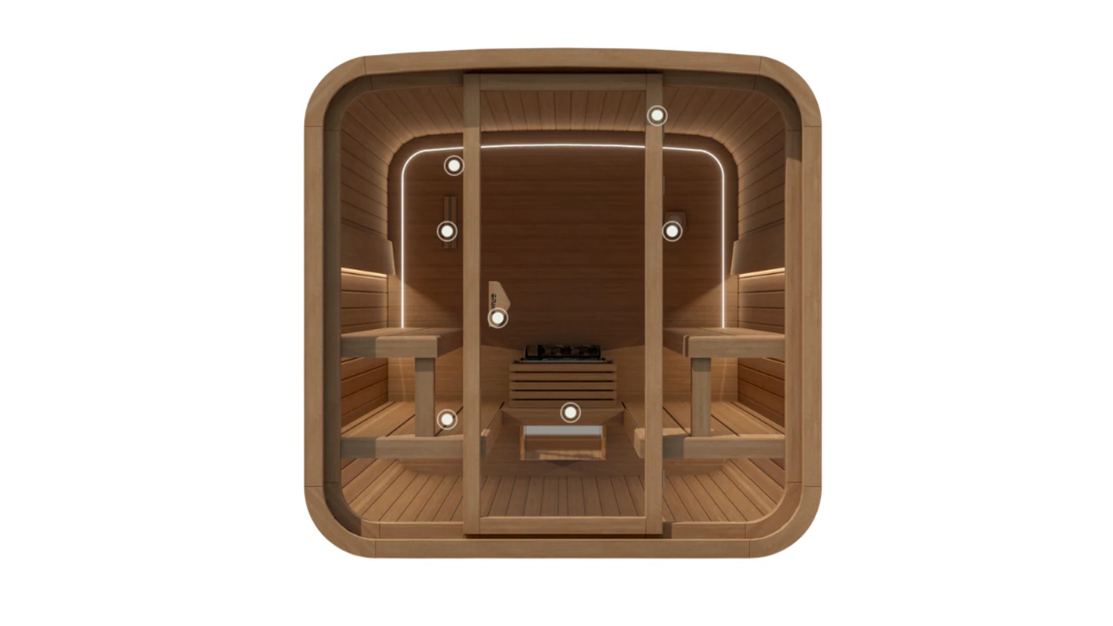 Orans Auki 2150 4-Person Outdoor Traditional Sauna Heater