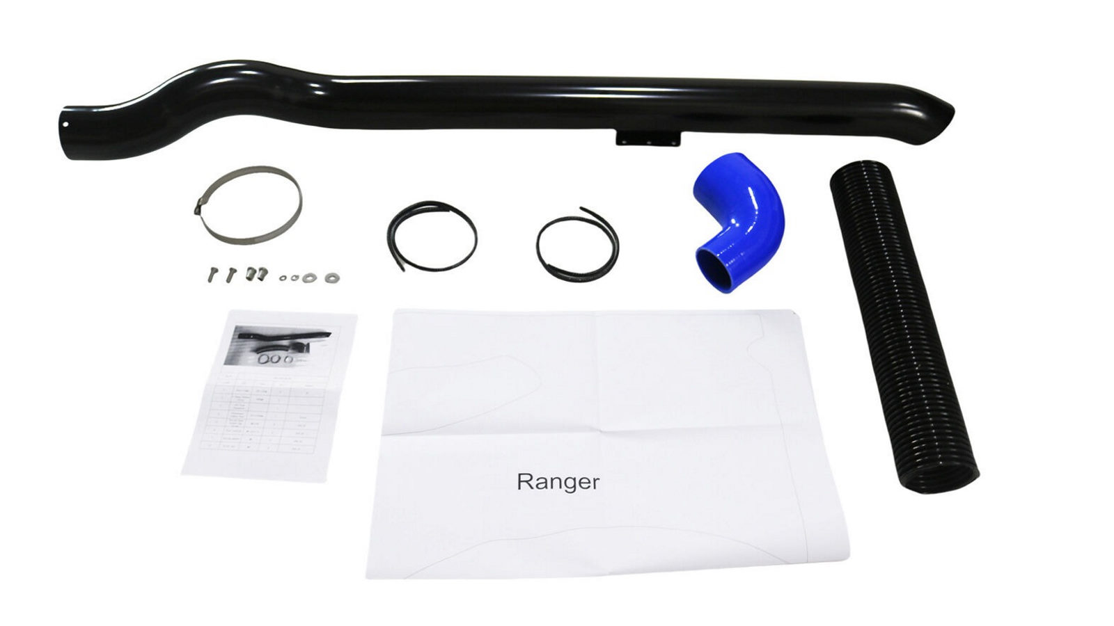 Machter Autoparts Pty Ltd	4-inch Stainless Snorkel Air Intake Satin Black Fit For Ford Ranger PX2 PX3 2015-2022