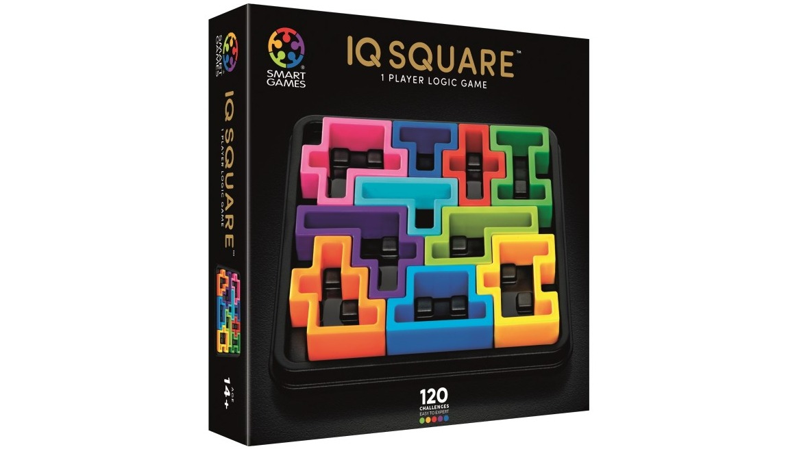 Smart Games IQ Deluxe Edition IQ Square 1-Player Logic Game