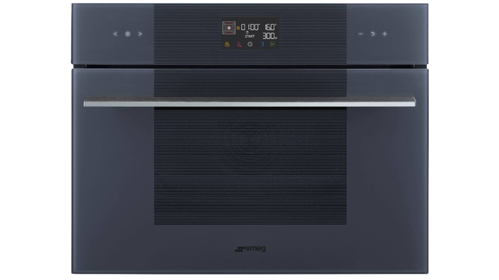 Smeg Linea Compact Speed Oven Neptune Grey Harvey Norman