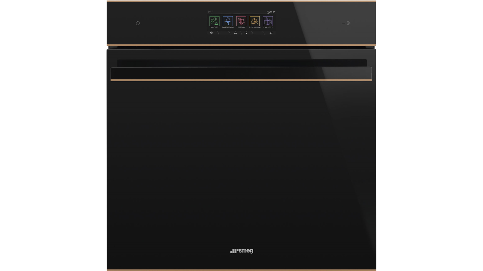 Smeg 600mm Dolce Stil Novo OmniChef Oven - Black Eclipse Glass