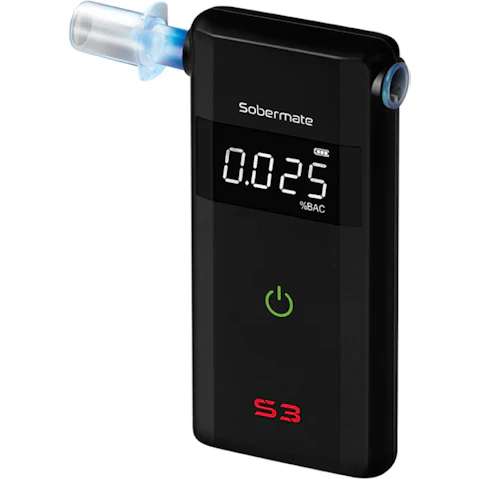 Andatech Alcohol Tester Sobermate S3 Personal Breathalyser