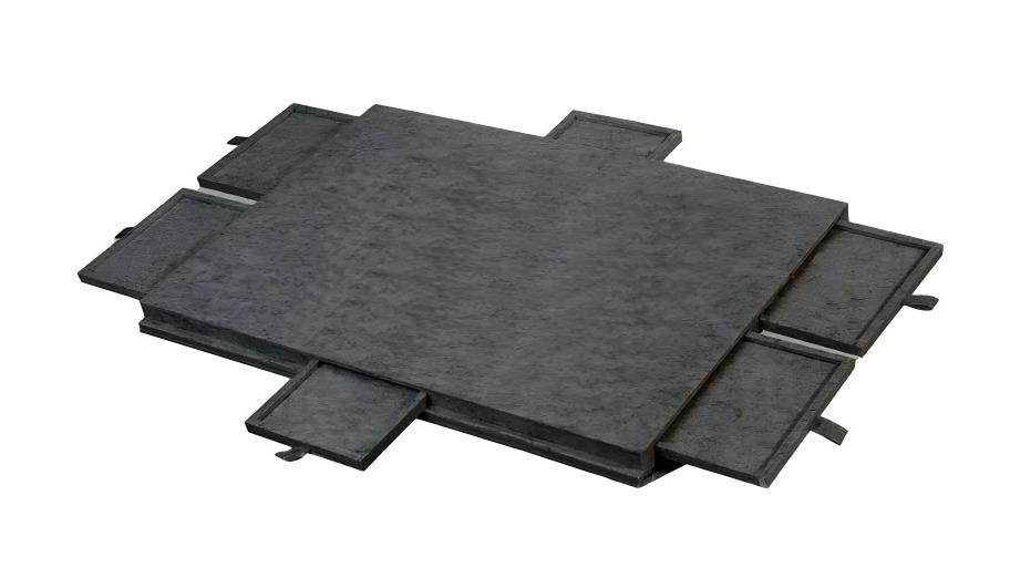 Social Hike 1500 Piece Portable Puzzle Board with Cover and Drawer - Grey