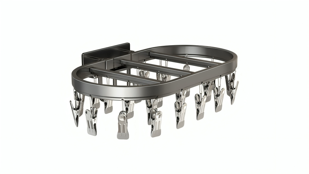 TODO 3-Hook Wall Mounted Laundry Hanger - 27 Clothes