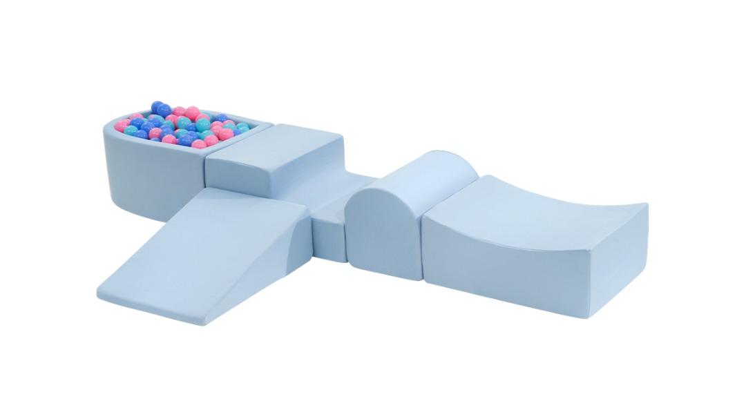 Playpals 5 Piece Kids Foam Play Set - Blue