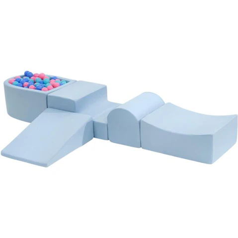 Playpals 5 Piece Kids Foam Play Set - Blue