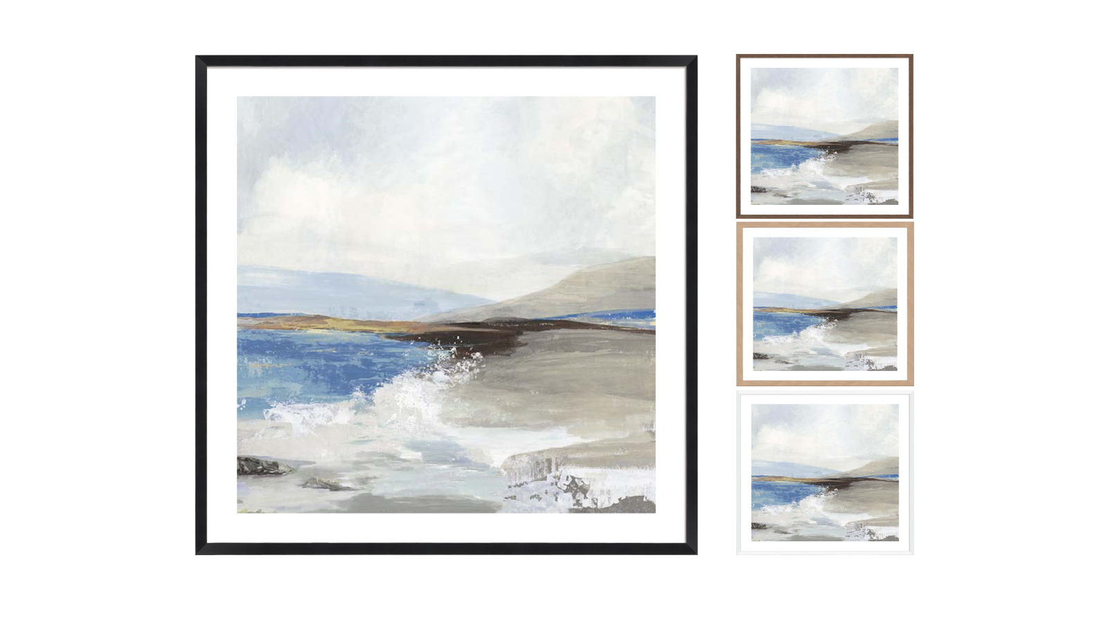 La Grolla Soft Sea II Frame Wall Art