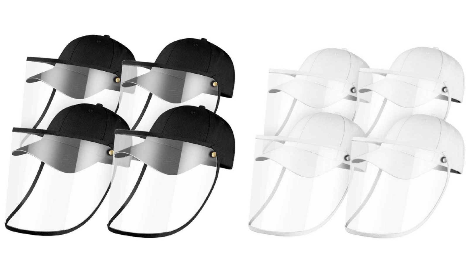 Puredi 4x Outdoor Hat Face Shield Adult
