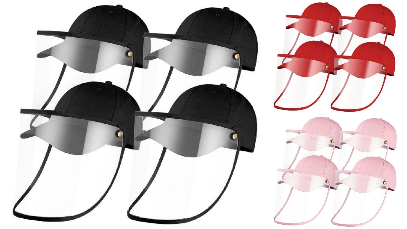 Puredi 4x Outdoor Hat Face Shield Kids Harvey Norman