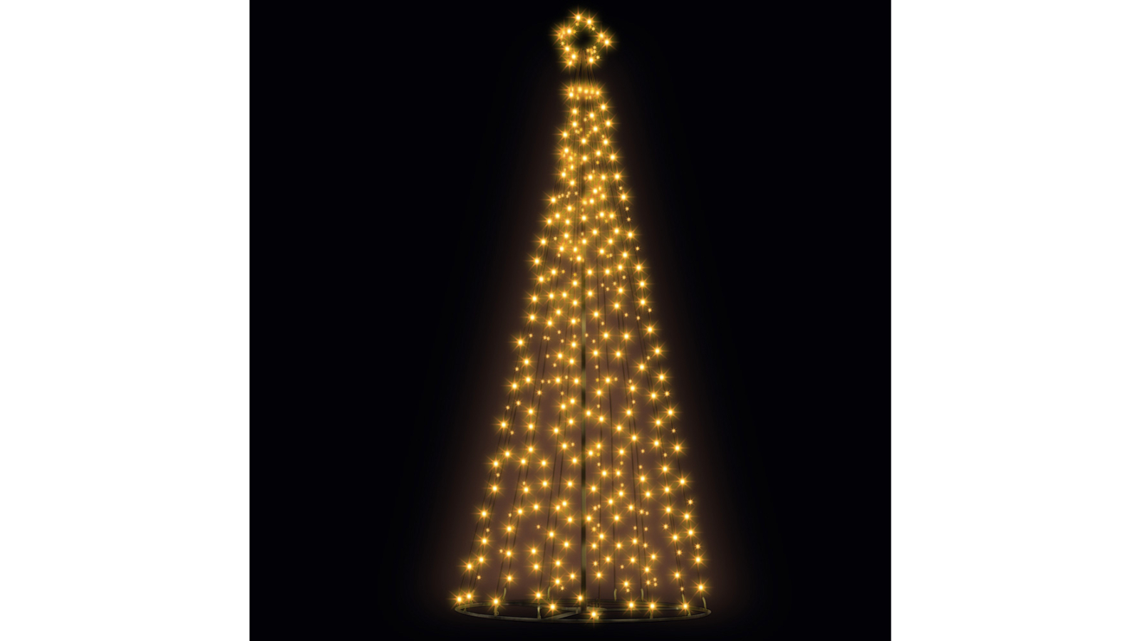 Jingle Jollys 8 Light Modes Solar Christmas Tree Xmas Tree Decorations - 3.6metre