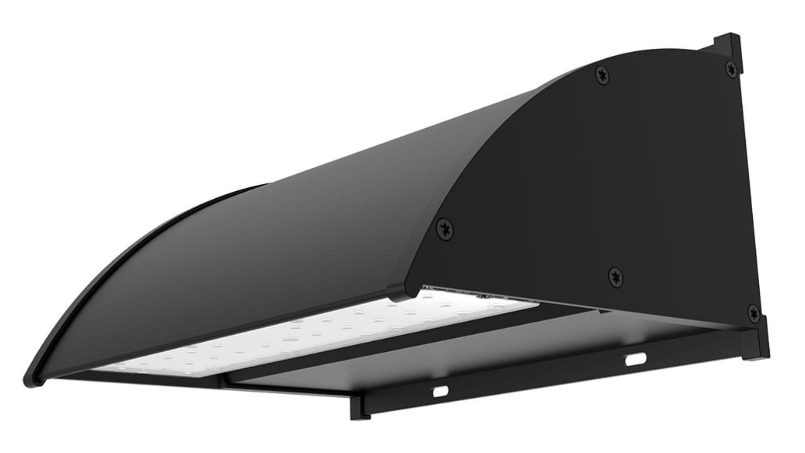 Plusrite Switchable Wattage and CCT Wall Pack Solar
