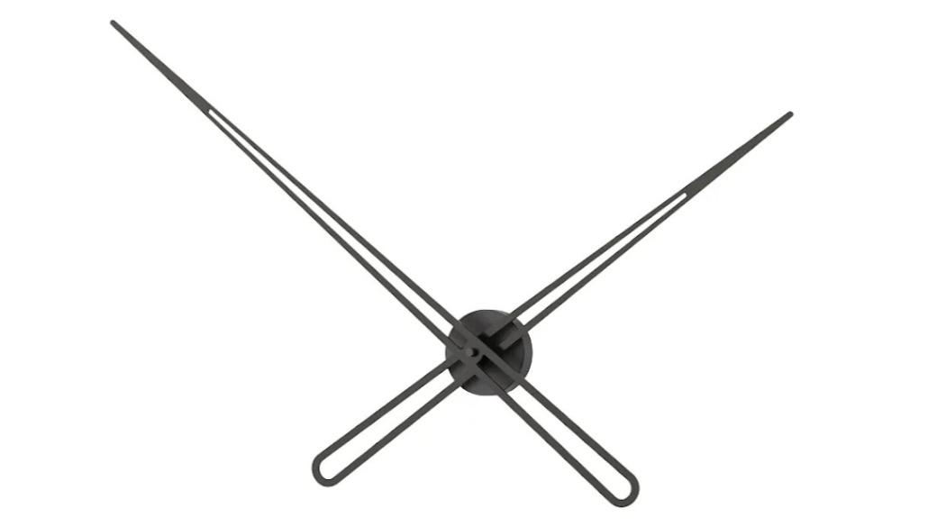 Mclock 110 Solo Wall Clock - Black/Black