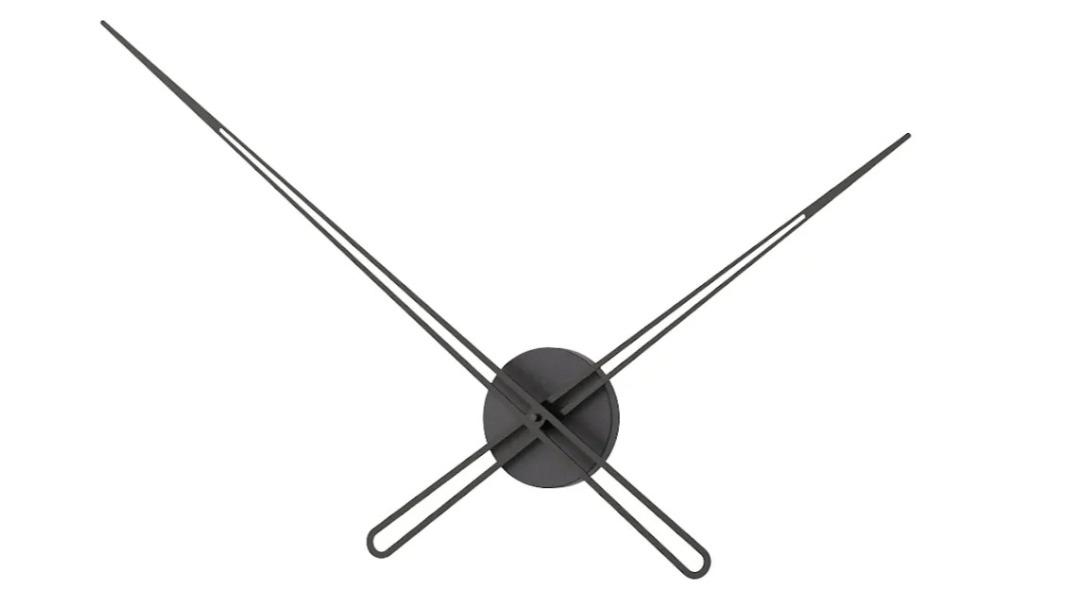 Mclock 140 Solo Wall Clock - Black/Black