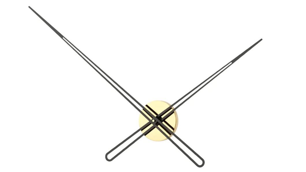 Mclock 140 Solo Wall Clock - Gold/Black | Harvey Norman