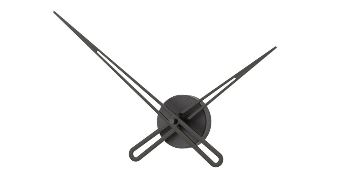 Mclocks 60 Solo Wall Clock - Black/Black