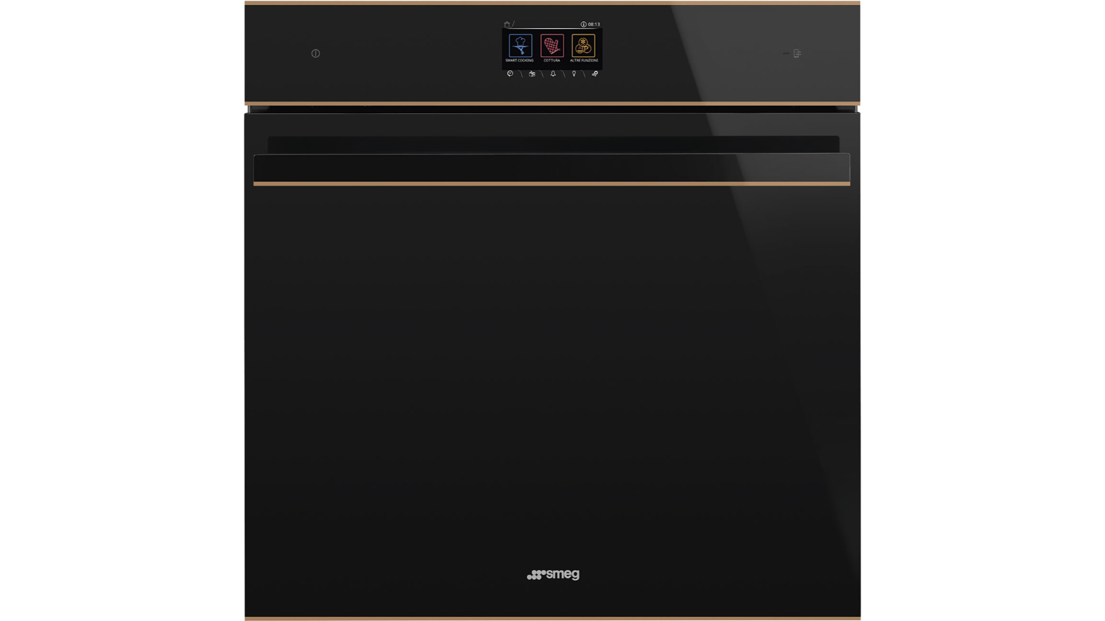 Smeg 60cm Dolce Stil Novo Pyrolytic Oven - Black