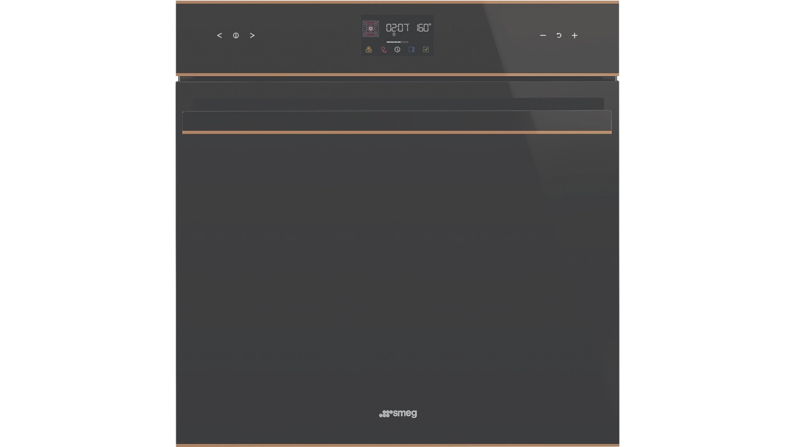 Smeg Dolce Stil Novo 600mm Pyrolytic Oven Black Harvey Norman