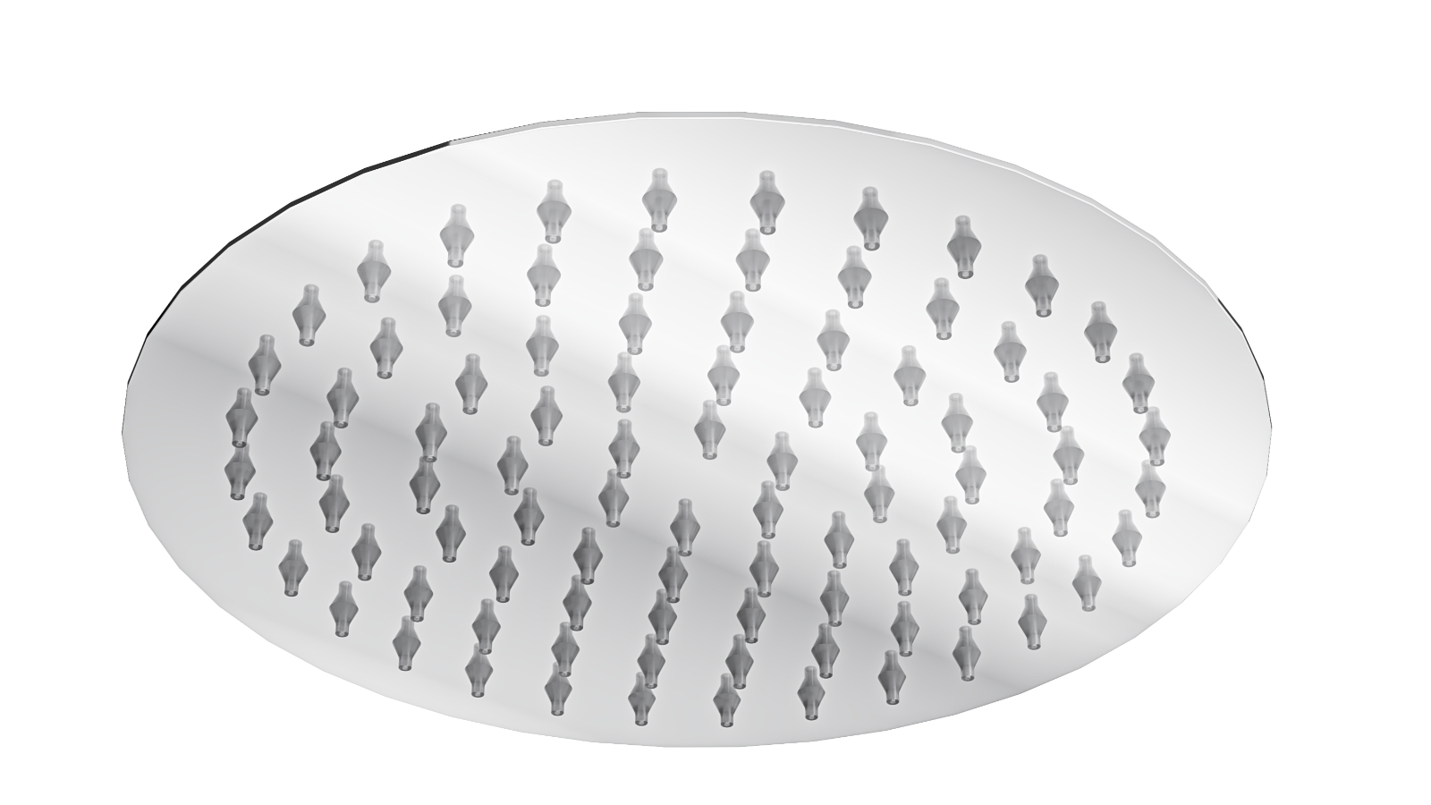 Linsol 200mm Soul Round Shower Head - Chrome