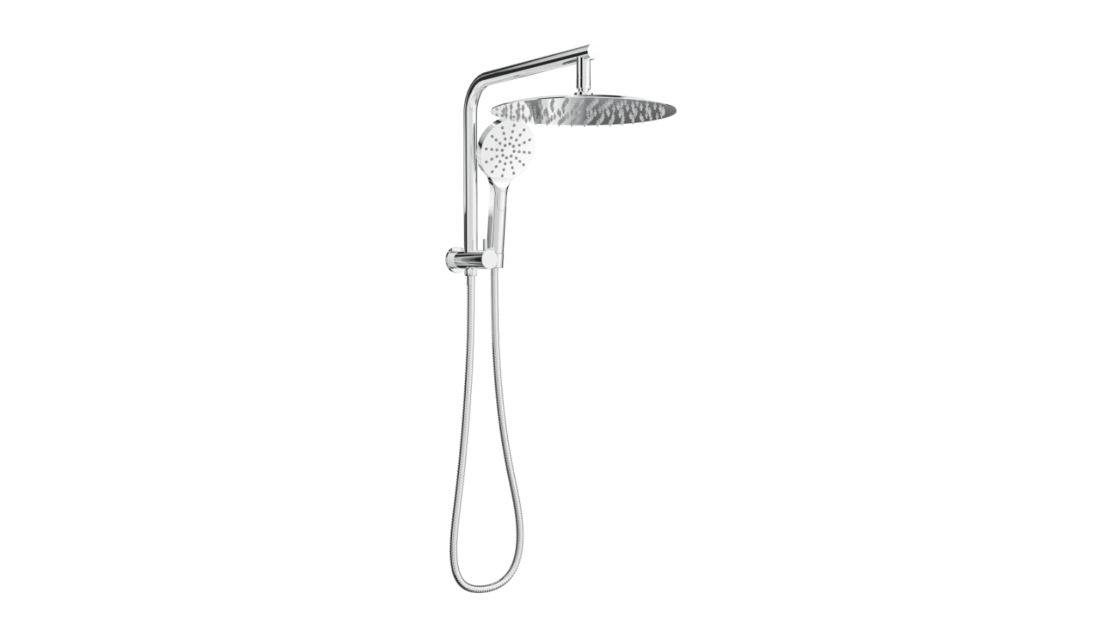 Linsol 300mm Souljet Twin Shower on Short Rail - Chrome