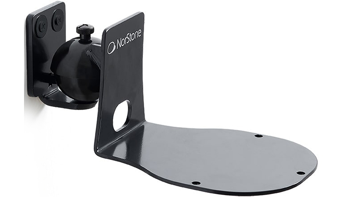 WiiM Sound Smart Speaker Wall Mount By Norstone Single - Black