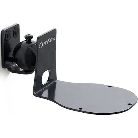 WiiM Sound Smart Speaker Wall Mount By Norstone Single - Black