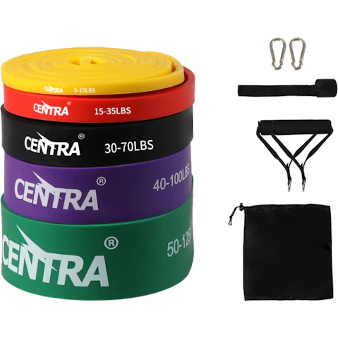 Centra Heavy Duty Pull Up Fitness Loop Strength Gym Exercise Resistance Band