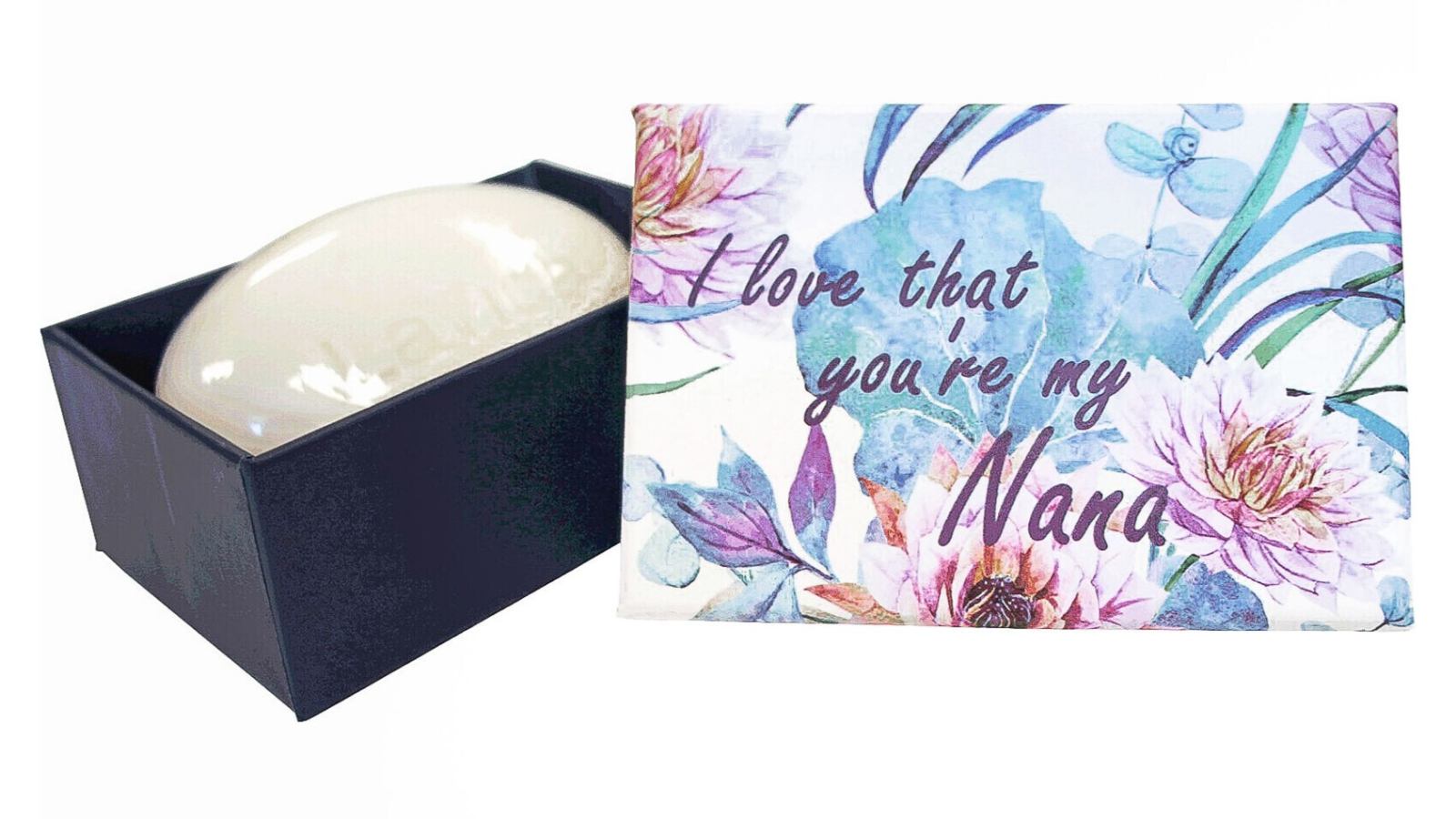 LVD Nana Scented Body Fragrance Bath Bar Soap with Box Waterlily - 80g