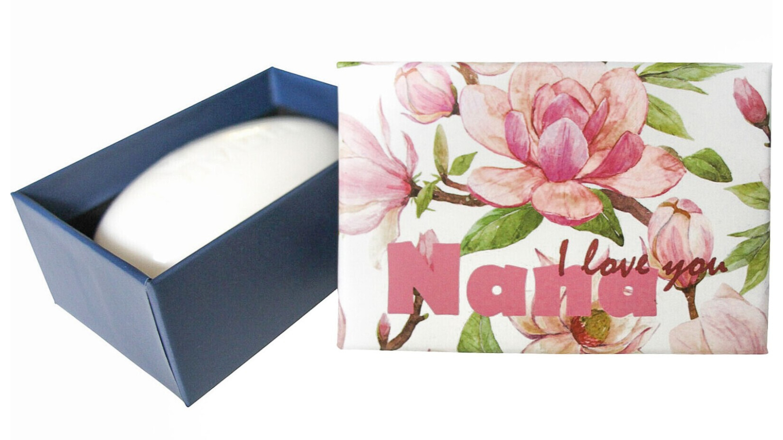 LVD Nana Scented Body Fragrance Bath Bar Soap with Box Magnolia - 80g