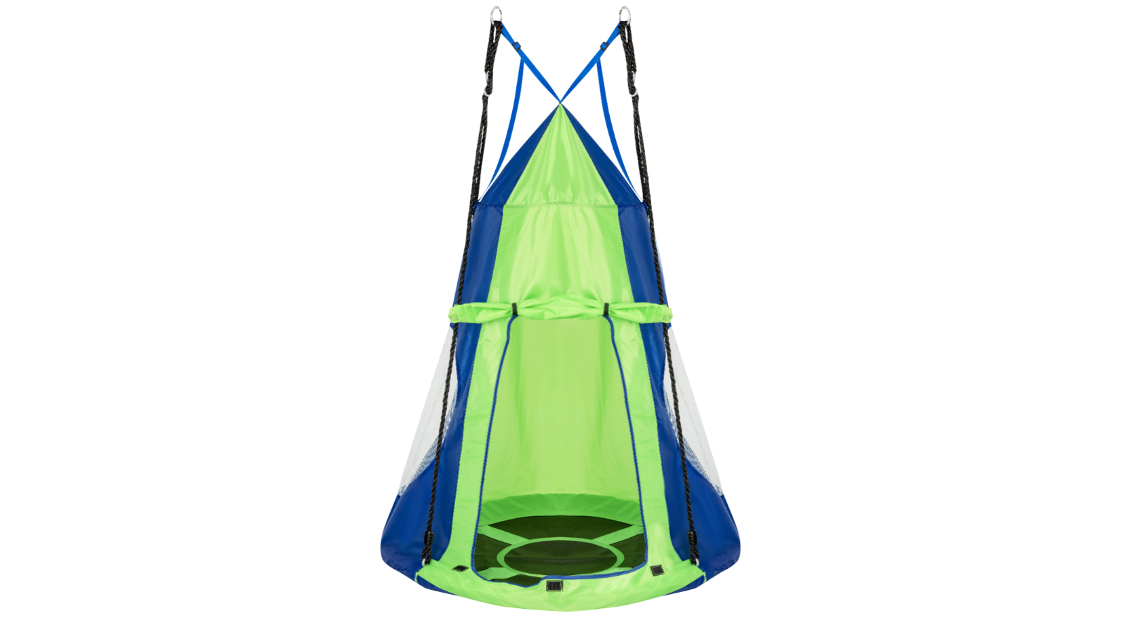 Costway 2-in-1 Tree Swing Hanging Tent Set Indoor Outdoor Yard Play Equipment - Green