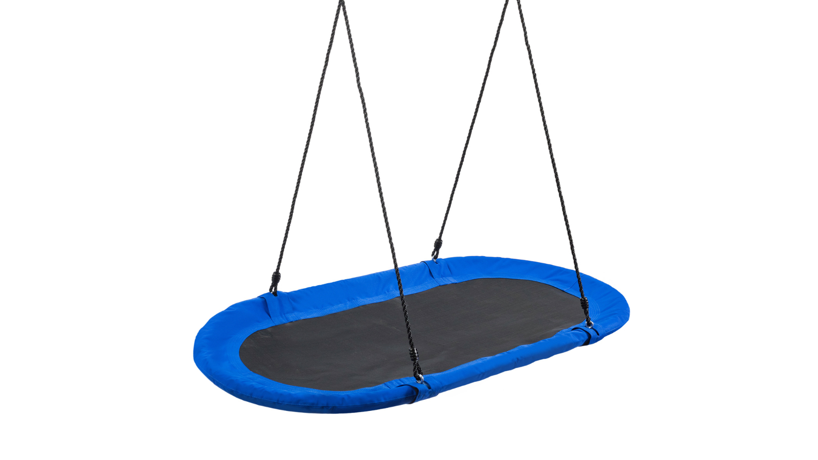 Costway 317kg Load Outdoor Giant Platform Oxford Seat Saucer Tree Swing Set - Blue