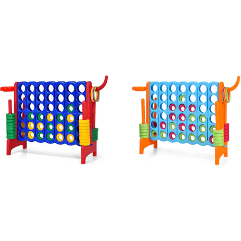 Costway Giant 4-in-A Row Game Set