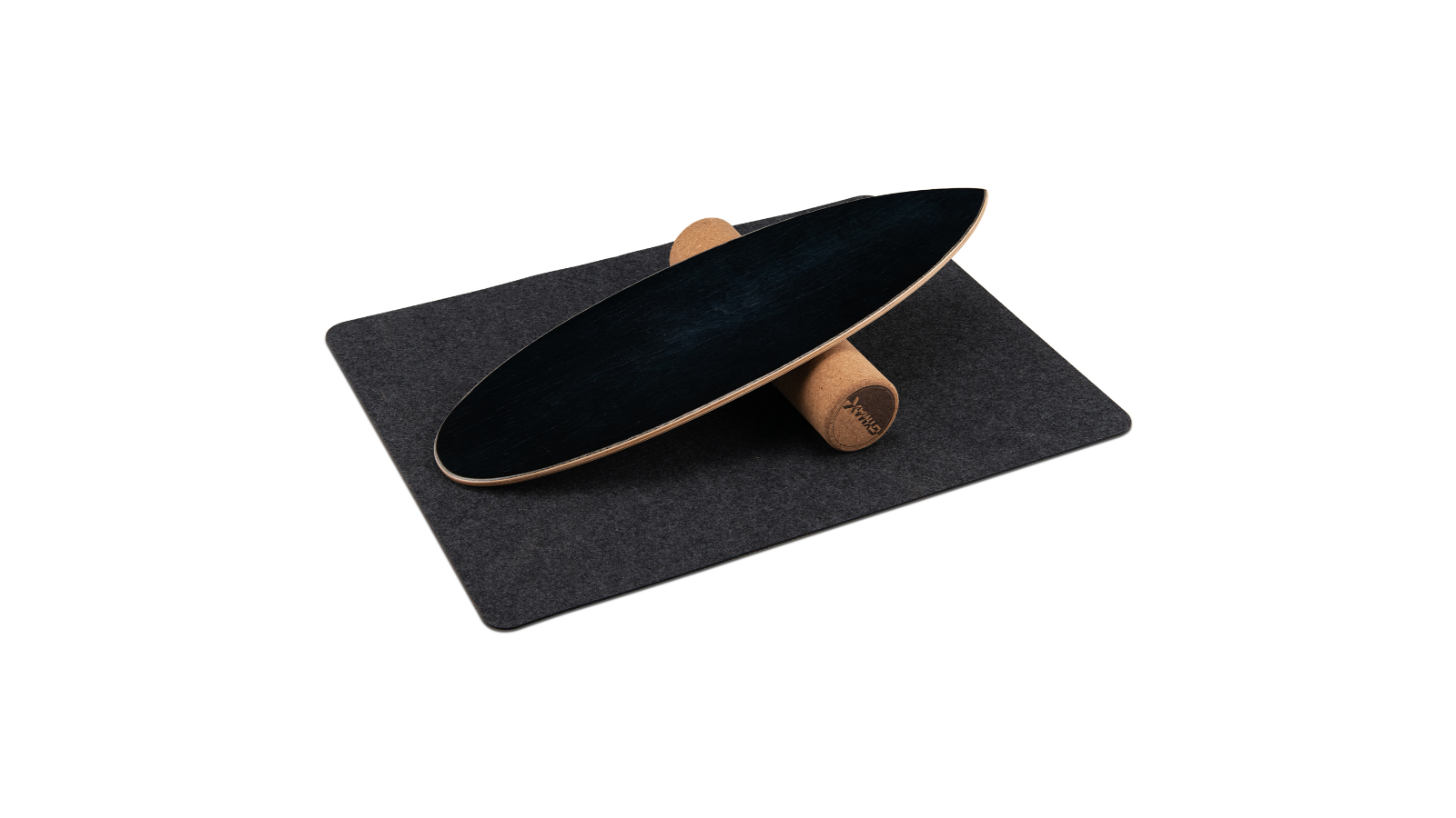 Costway Balance Board Trainer with Roller and Felt Yoga and Gym Exercise Mat 