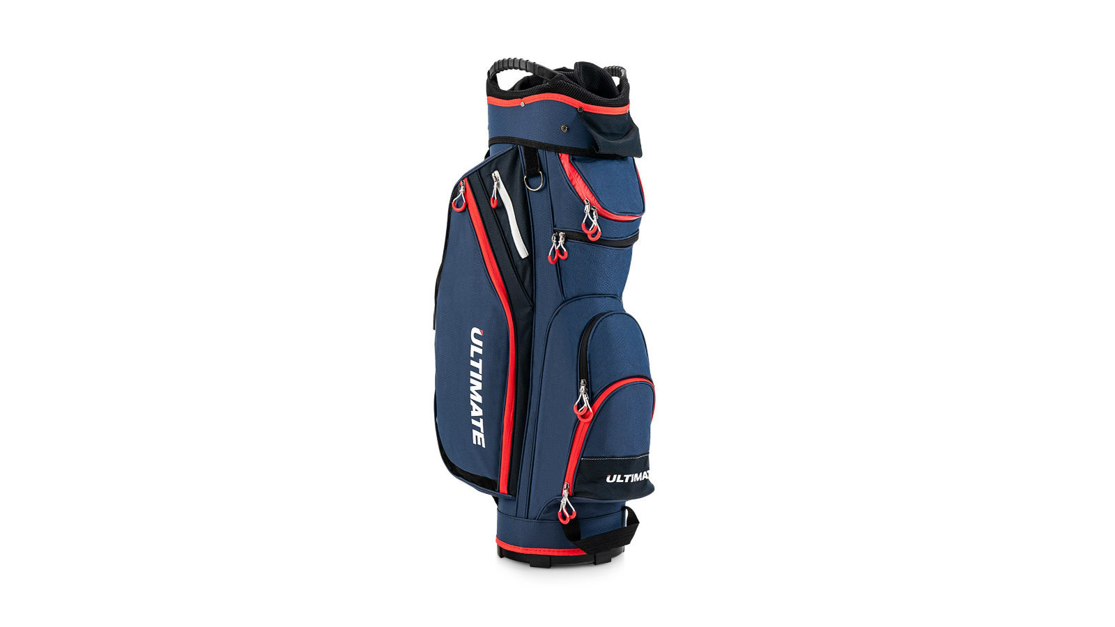 Costway Golf Stand Cart Bag with 14-Way Dividers Cooler and Rain Hood