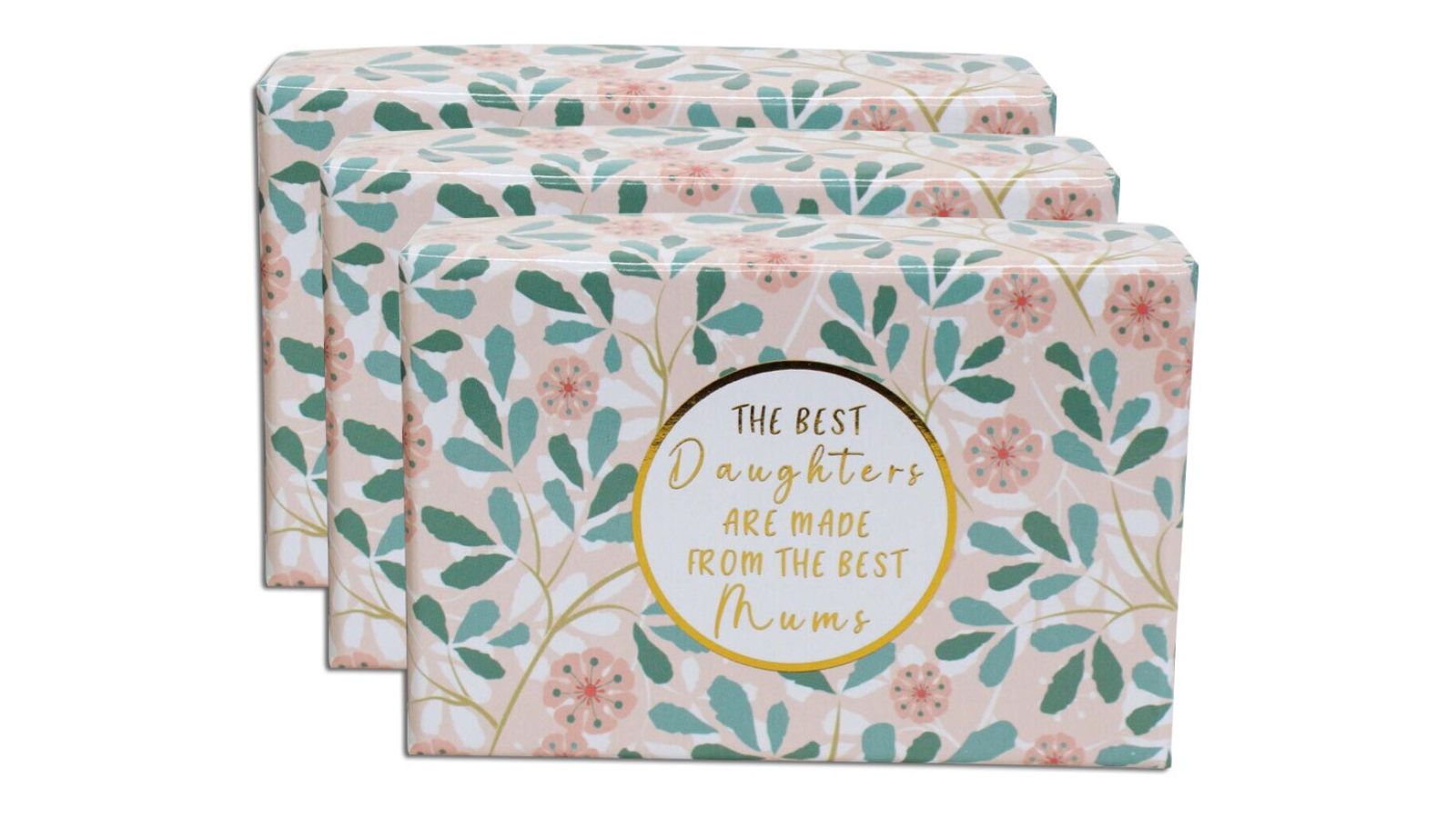 LVD Pack of 3 Scented Body Fragrance Bath Bar Soap with Box Best Daughter - 80g