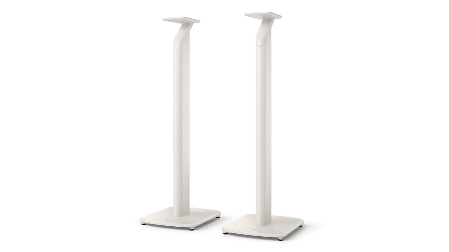 KEF LSX S1 Speaker Floor Stand - Mineral White 
