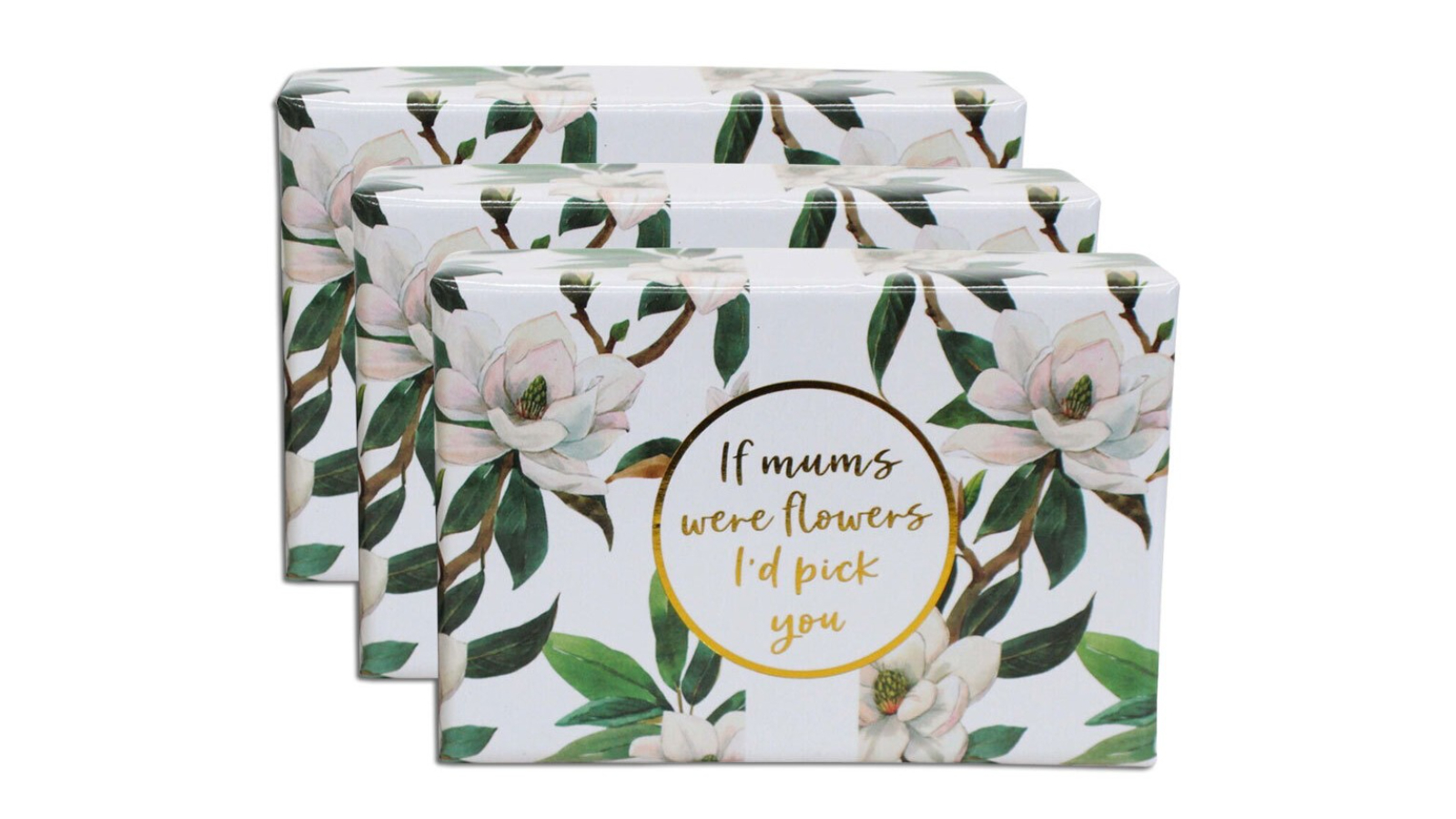 LVD Mum Scented Body Fragrance Bath Bar Soap with Box Magnolia - 80g