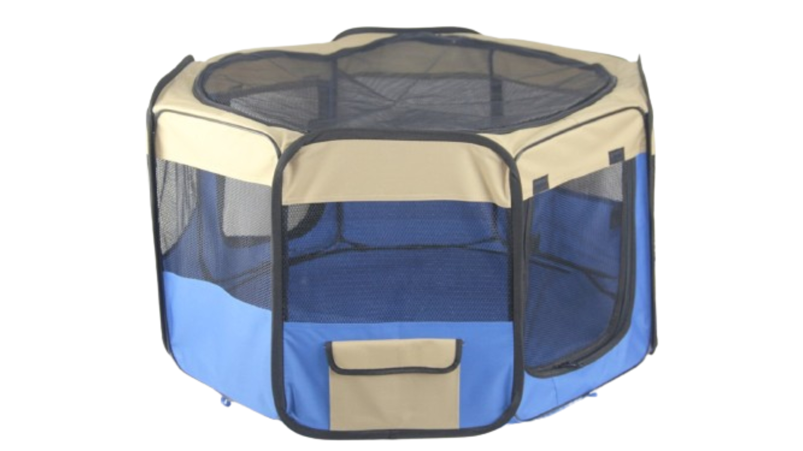 YES4PETS Medium Dog Cat Rabbit Soft Playpen - Blue
