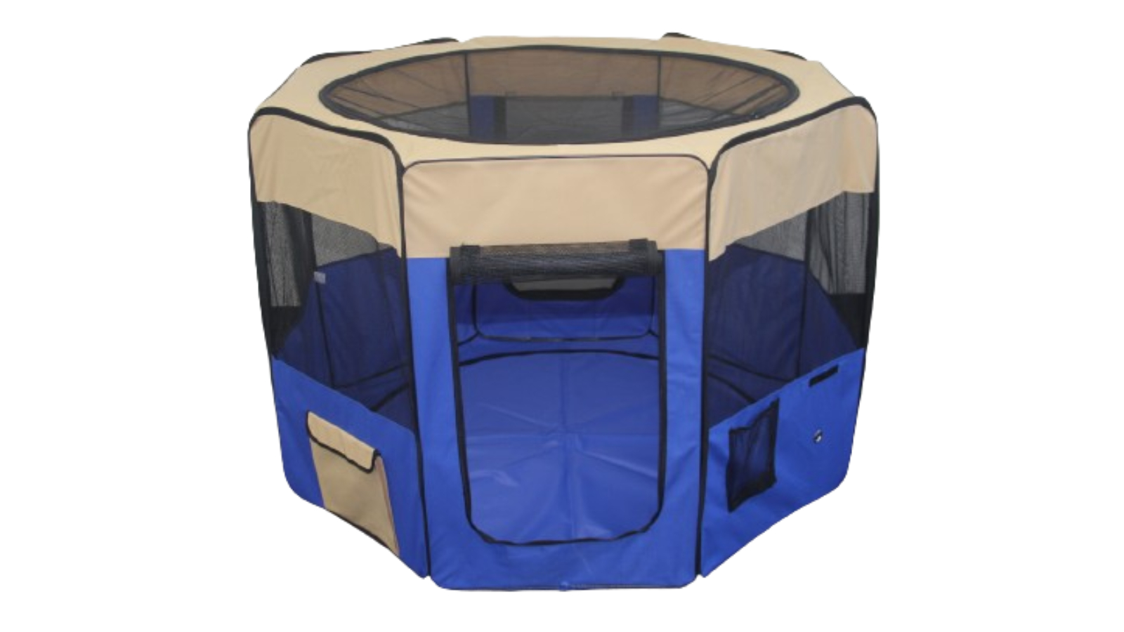 YES4PETS Large Foldable Dog/Rabbit/Cat Soft Enclosure Playpen - Blue