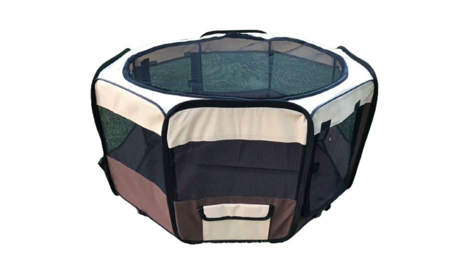 YES4PETS 75 cm Foldable Large Brown Dog Puppy Soft Playpen Enclosure