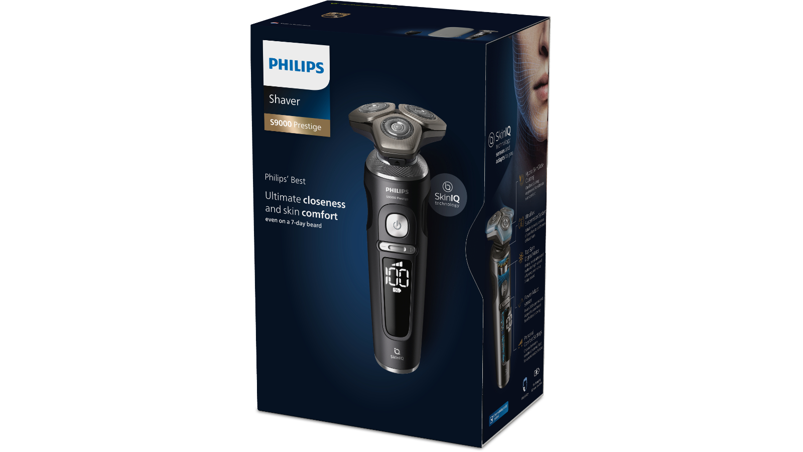 Philips Series 9000 Prestige SkinIQ Wet and Dry Electric Shaver