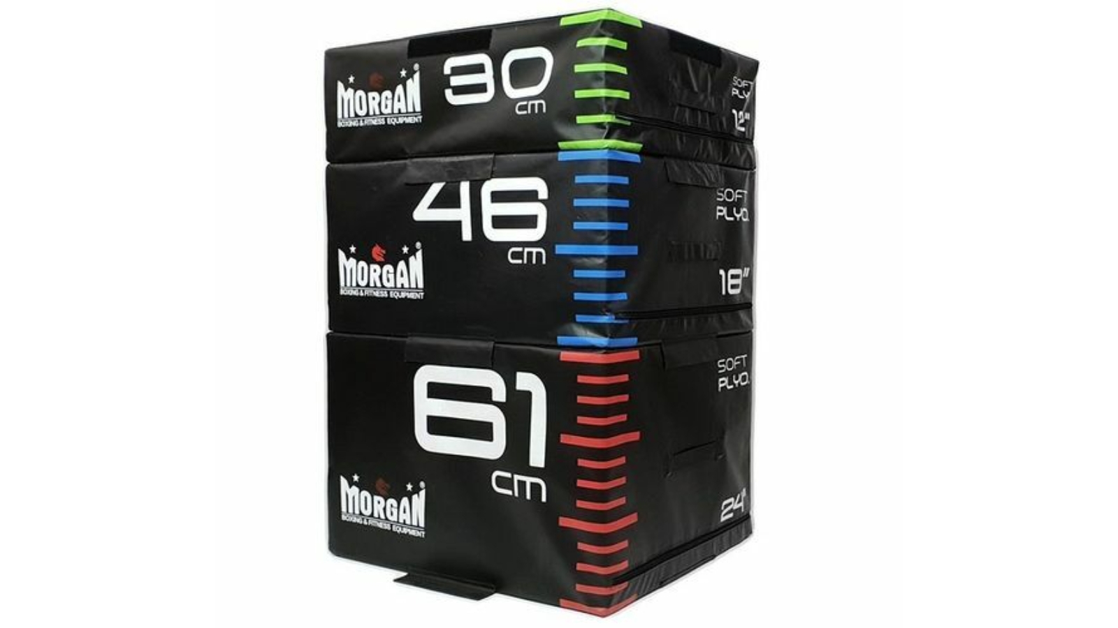 Morgan Sports Morgan HD Modular Foam Plyo Box 12inch + 18inch + 24inch - Set of 3