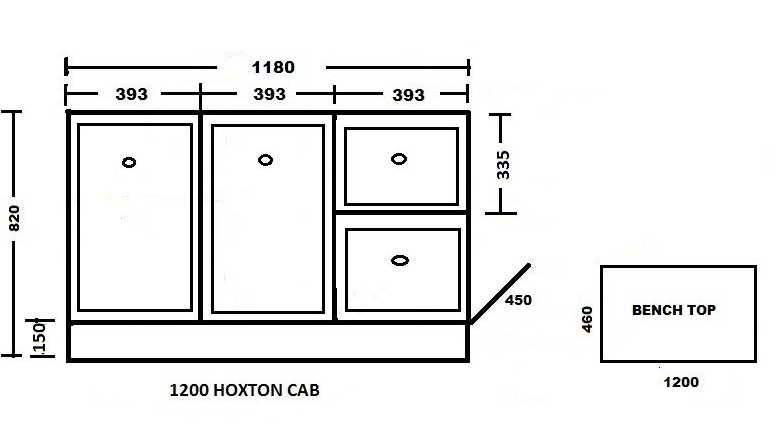 Ledin Hoxton 1200mm Vanity with Orion Top White Harvey Norman