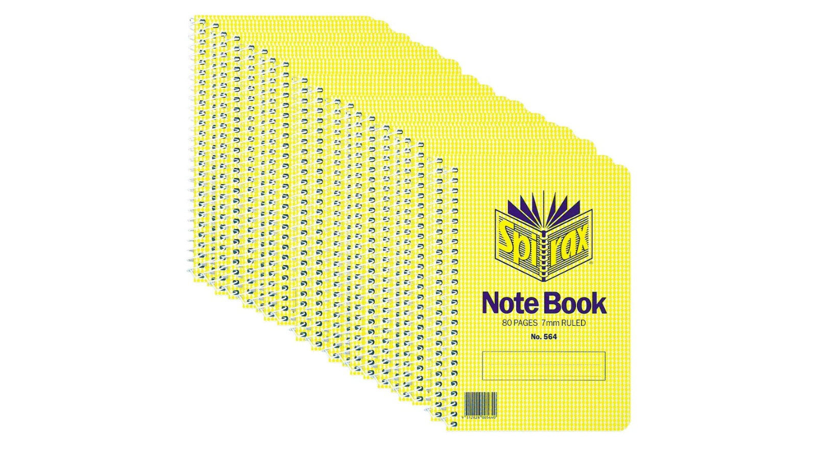 Spirax Pack of 20 80 Page 564 Spiral Bound Side Notebook - 16.7 x 11.4cm 