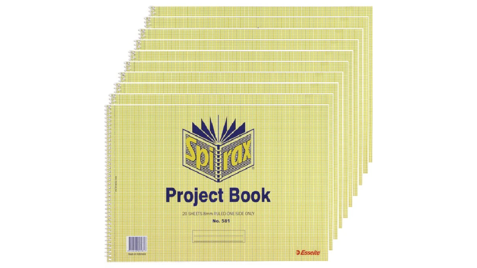 Spirax 25.2 x 36cm 40 Page Project Book - Pack of 10
